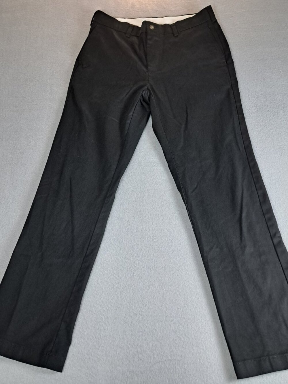 George Khaki Dress Pants Men's Size 30X30 Black Straight Leg